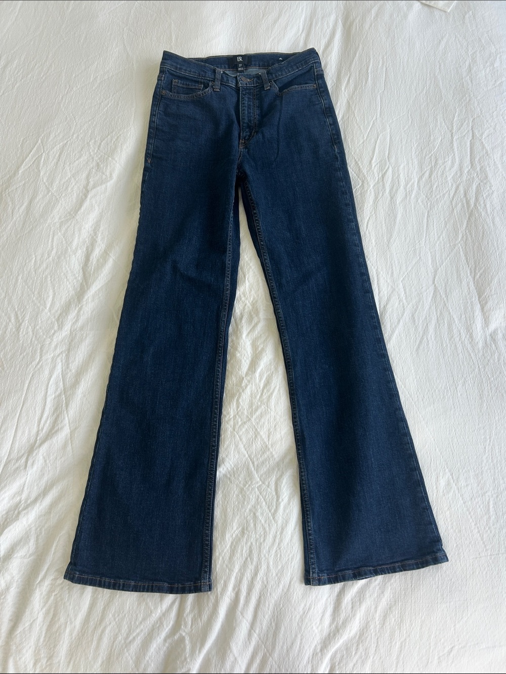 Banana Republic Dark Blue High-Rise Wide-Leg Jeans